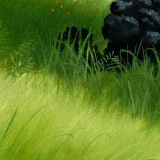 A Quiet Momemt: detailing the grass