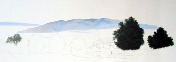 A Quiet Momemt: painting Lanai